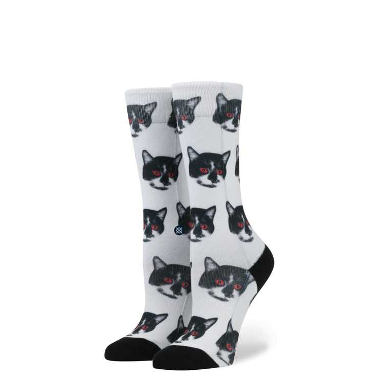 Stance Zombie Cat WHT S soko x stance Socks