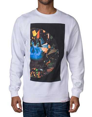 DIAMOND SUPPLY COMPANY MENS White Clothing / Sweatshirts L