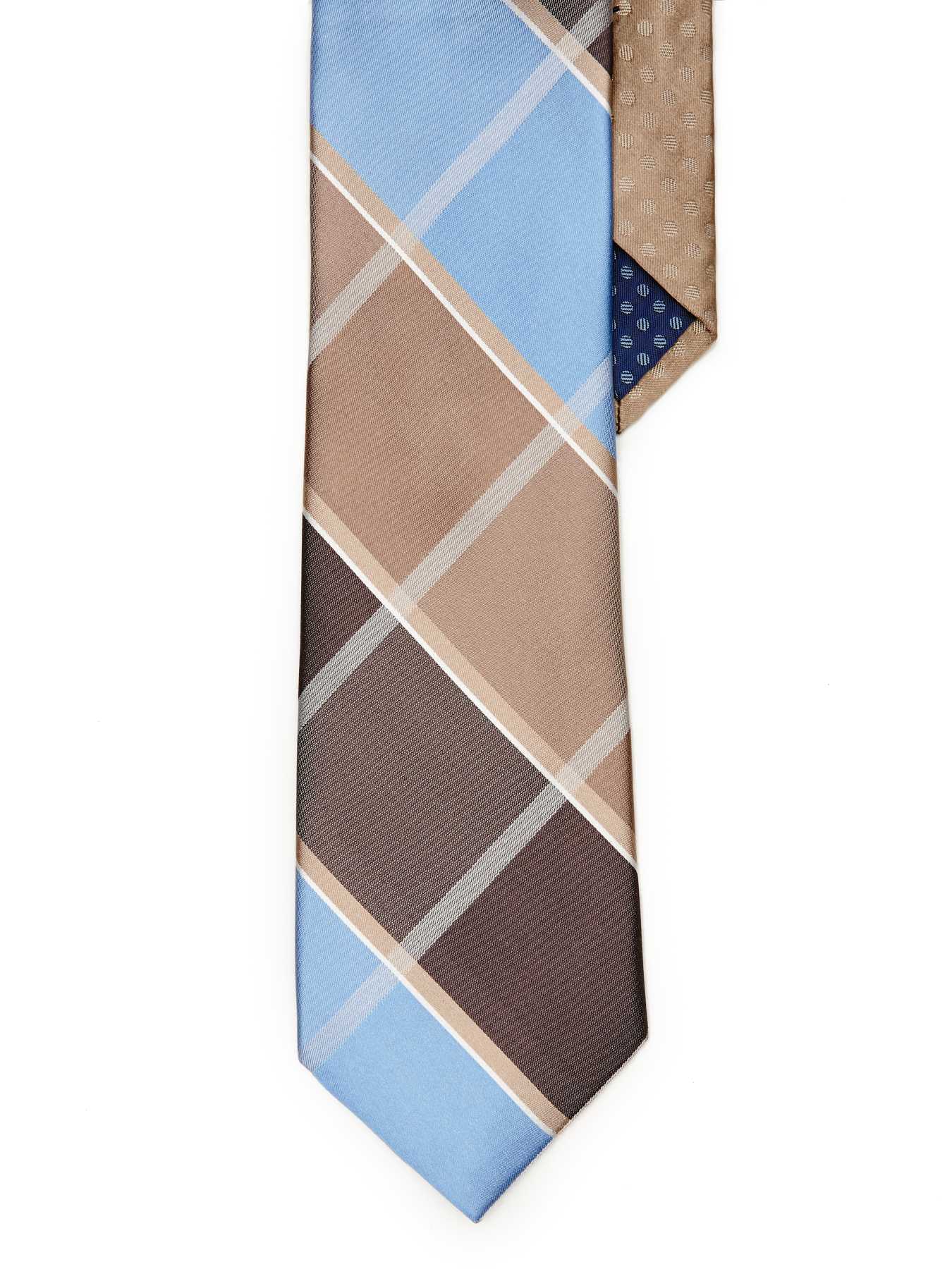 Perry Ellis Beltran Plaid Silk Tie