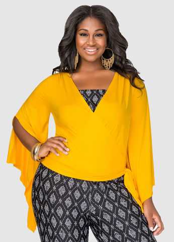 Drama Sleeve Knot Top
