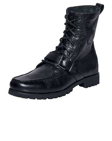 POLO FOOTWEAR MENS Black Footwear / Boots