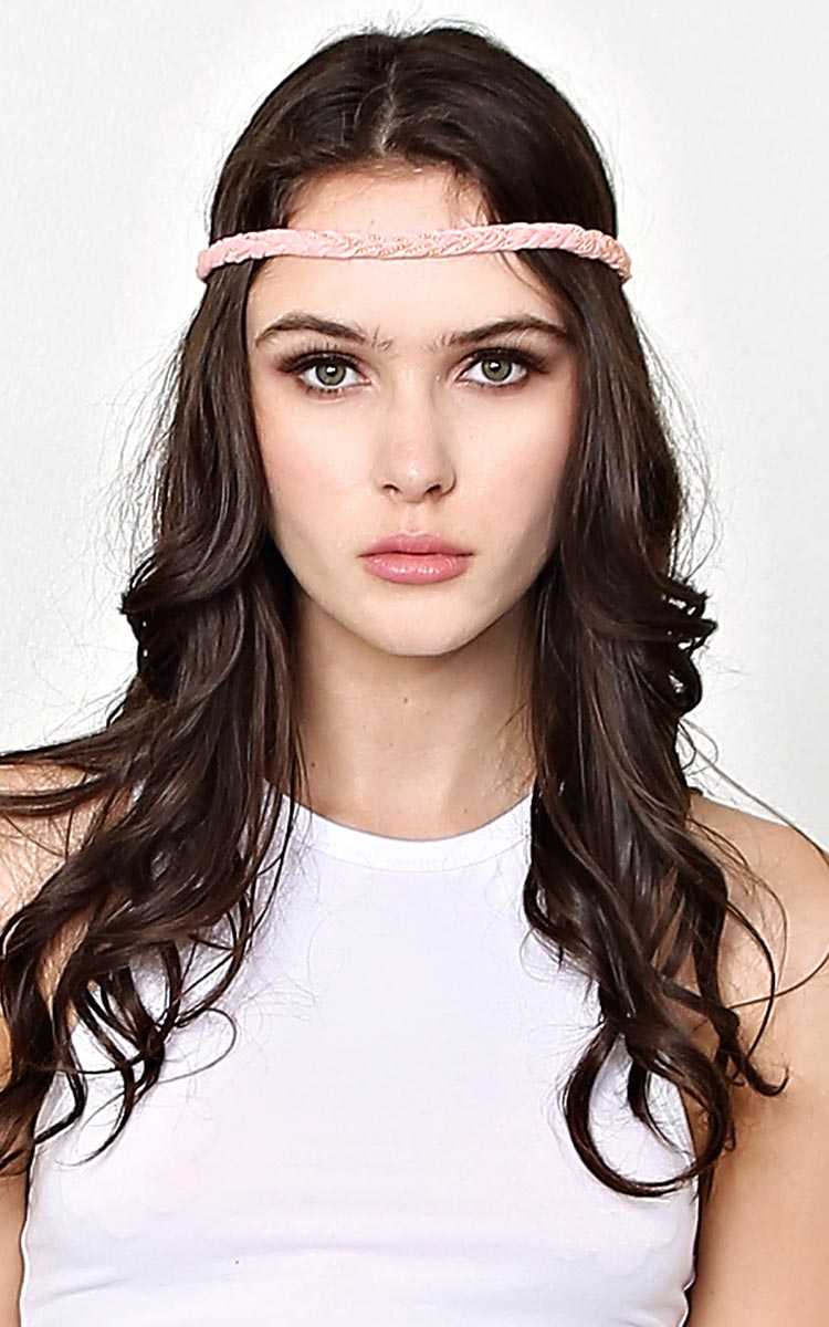 Sweet Spirit Headwrap Set - N/S - Dusty Rose Combo by Styles For Less