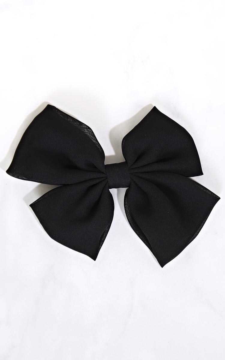 Doll Satin Bow Clip - N/S - by Styles For Less
