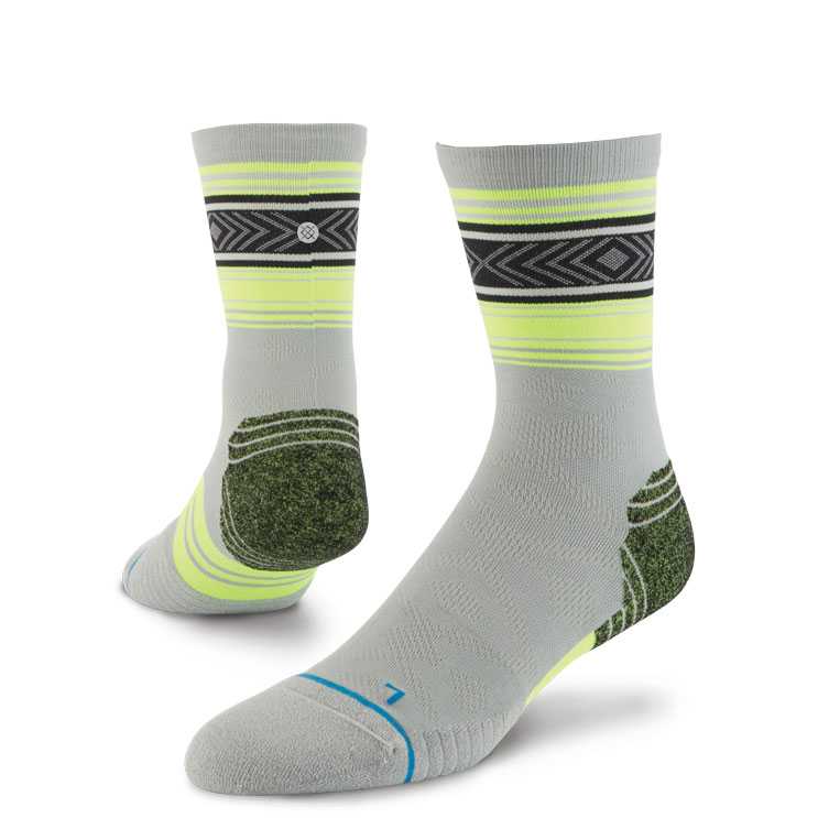 Stance Meter Crew (Grey) FUSION RUN Socks