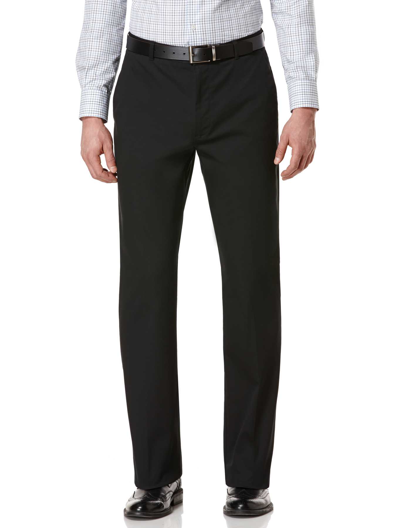 Perry Ellis Flat Front Twill Dress Pant