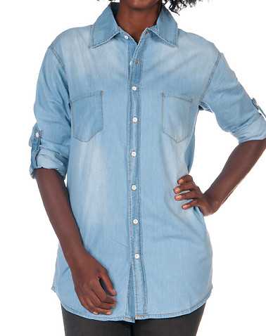 ESSENTIALS WOMENS Blue Clothing / Tops S