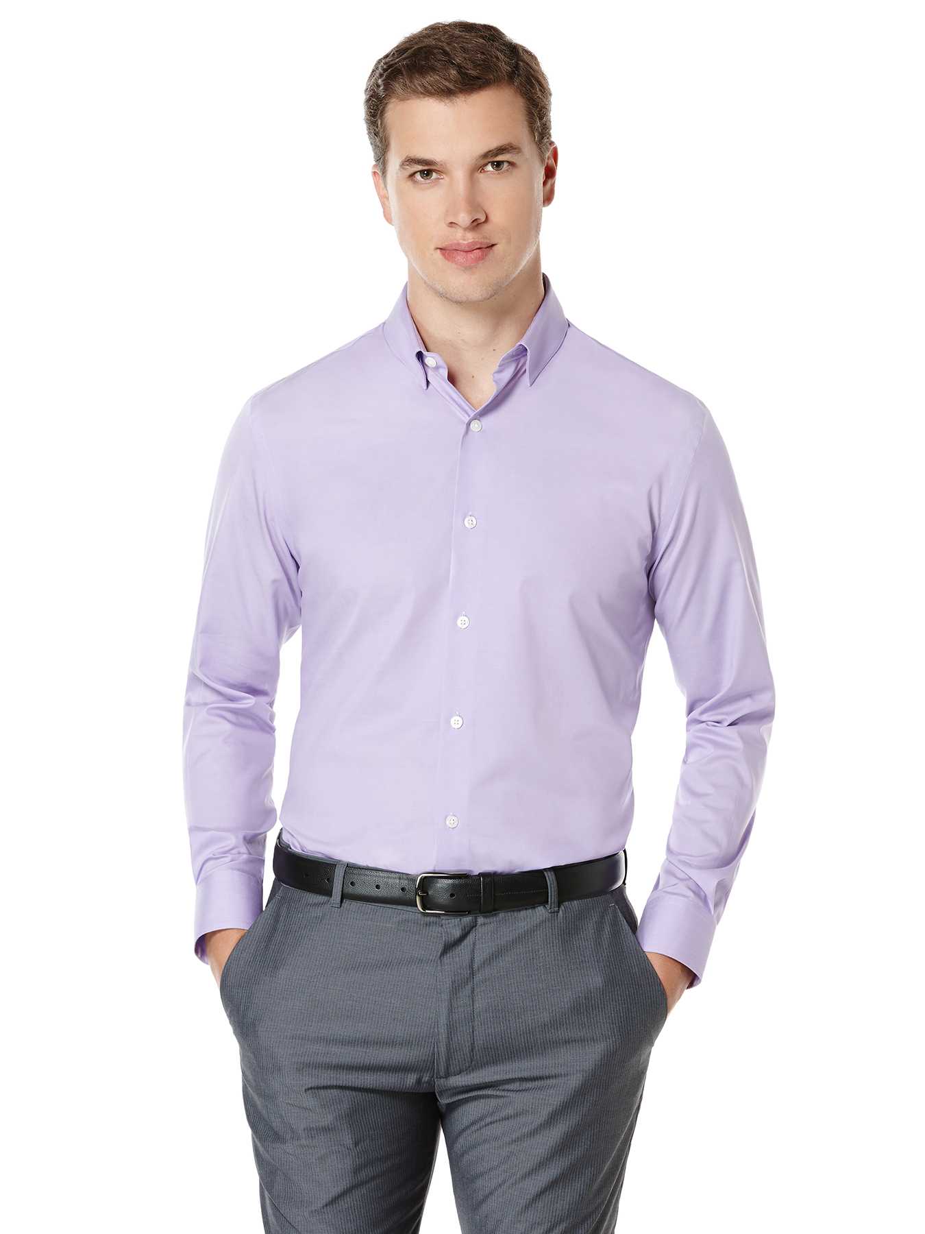 Perry Ellis Regular Fit Twill Shirt