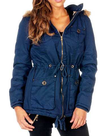YMI WOMENS Navy Clothing / Heavy Jackets M