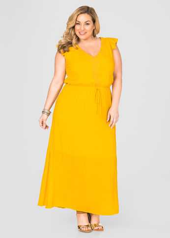 Boho Embroidered Maxi Dress