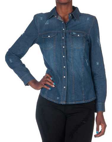 ESSENTIALS WOMENS Blue Clothing / Tops M