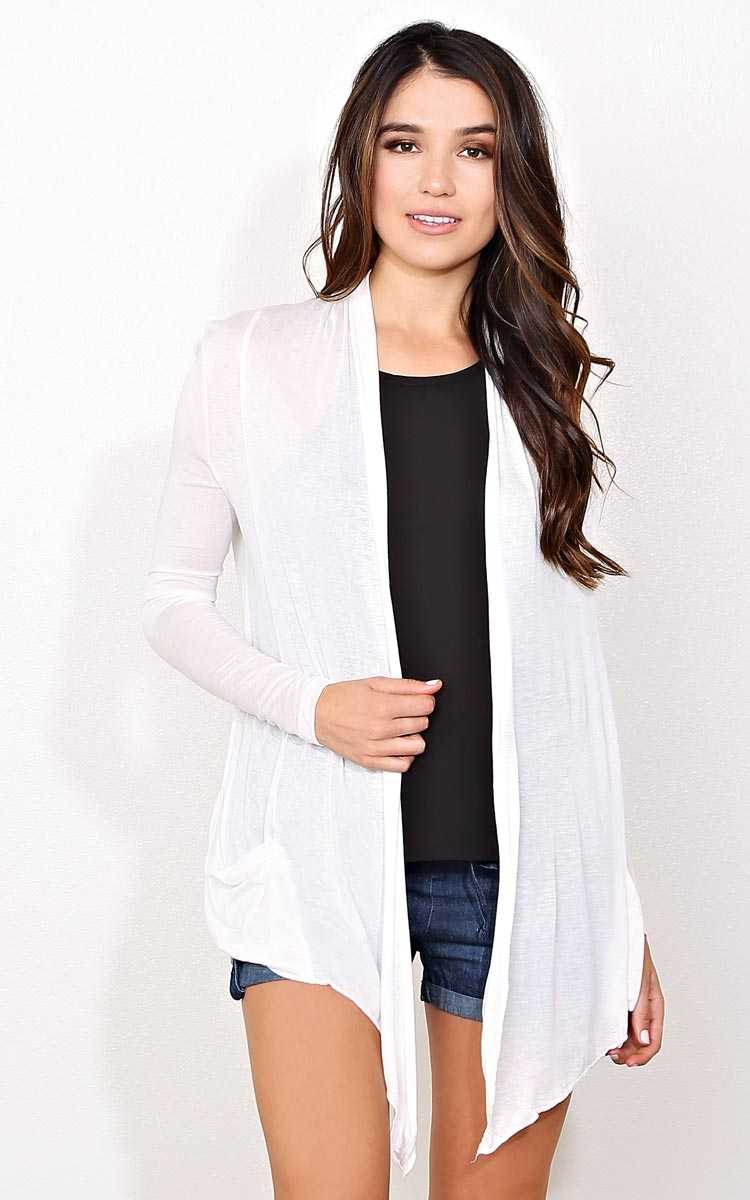 Ivory Break Time Knit Wrap - - Ivry/Natrl in Size by Styles For Less