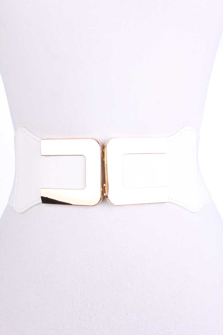 White High Polish Decor Cute Belt
