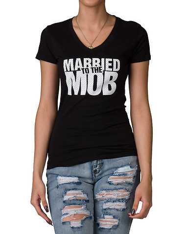 MARRIED TO THEOB WOMENS Black Clothing / Tops