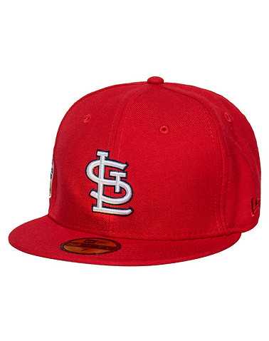 NEW ERA MENS Red Accessories / Caps Fitted