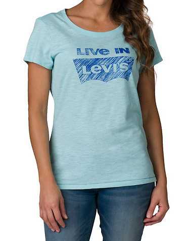 LEVIS WOMENS Blue Clothing / Tops