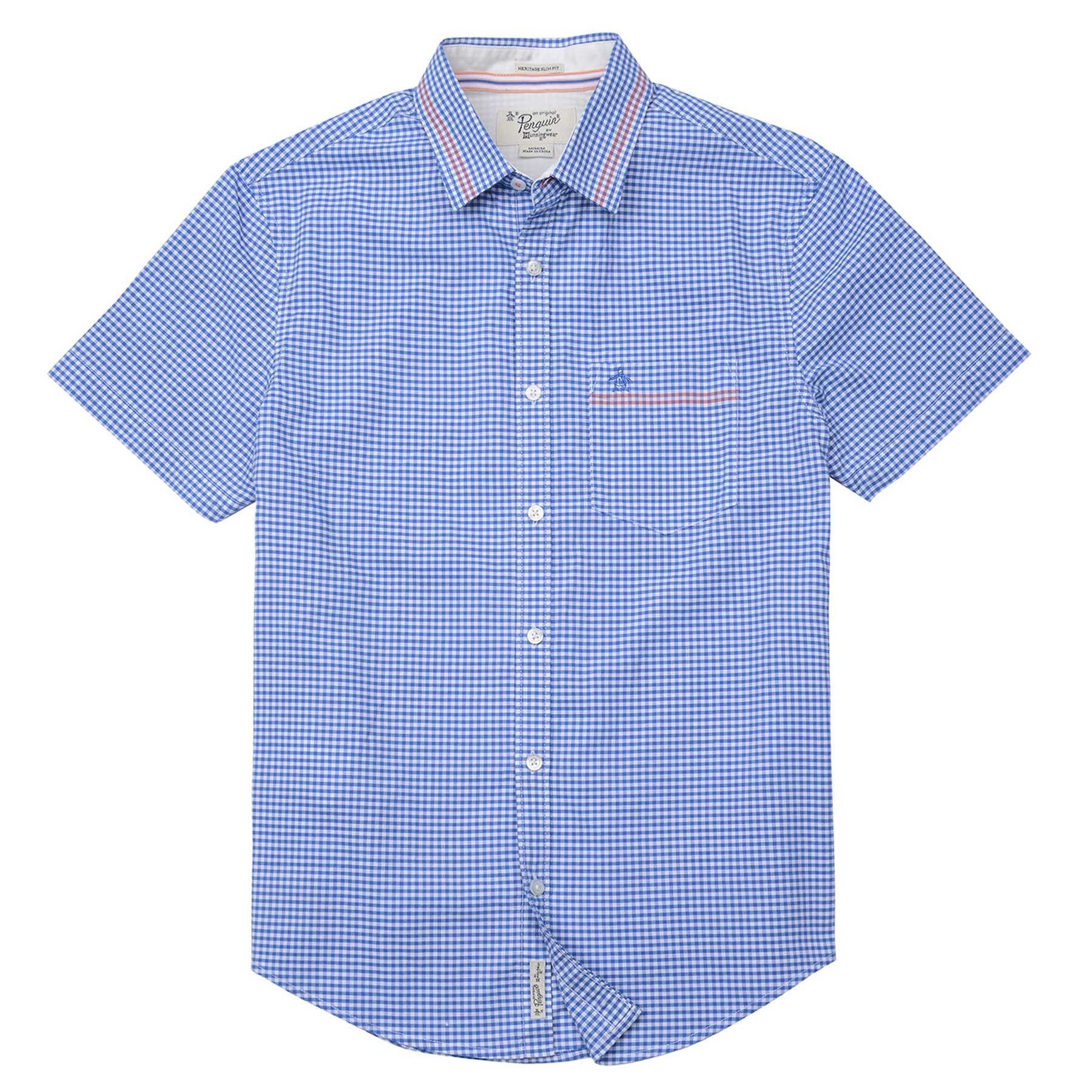 Original Penguin GINGHAM STRIPE SHIRT