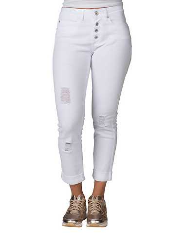 ESSENTIALS WOMENS White Clothing / Denim Shorts