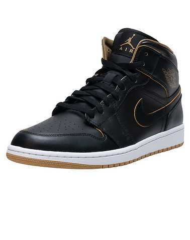 JORDAN MENS Black Footwear / Sneakers