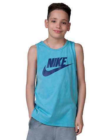NIKE BOYSedium Blue Clothing / Tank Tops