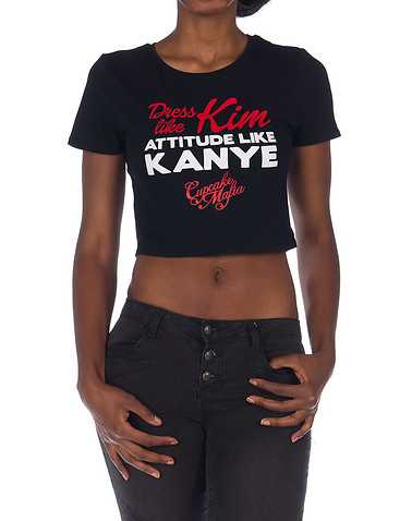 CUPCAKE MAFIA WOMENS Black Clothing / Tops L