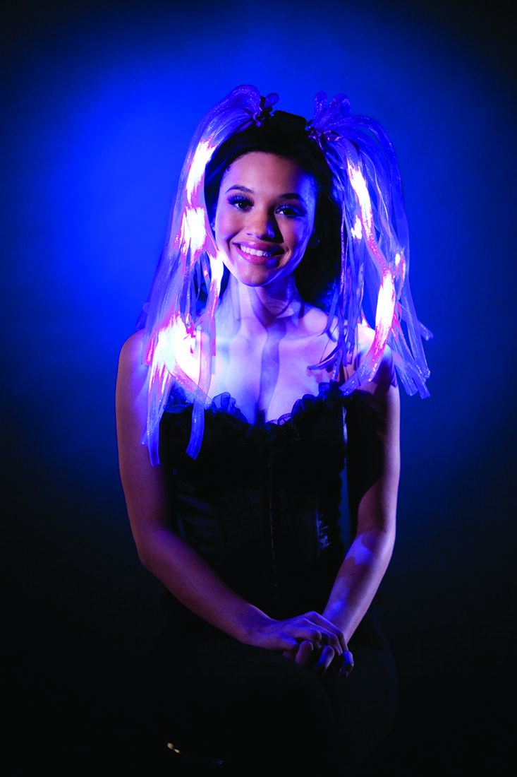 Purple Noodle Light Up Rave Headband