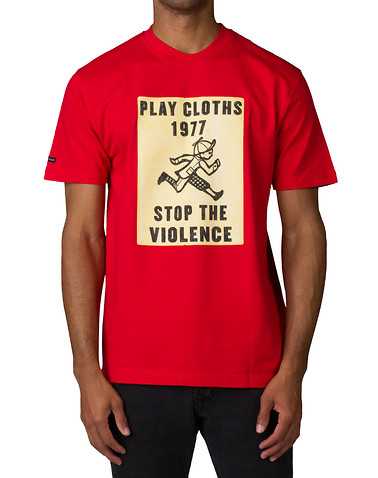 PLAY CLOTHS MENS Red Clothing / Tops