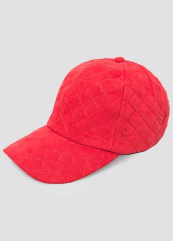 Microsuede Stitched Baseball Hat
