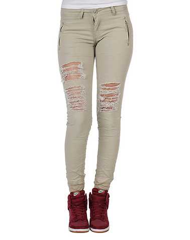 ESSENTIALS WOMENS Beige-Khaki Clothing / Bottoms