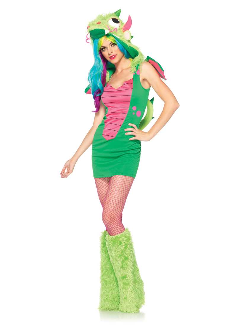 2 PC Magic Dragon Costume