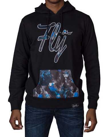 FLY SOCIETY MENS Black Clothing / Sweatshirts L