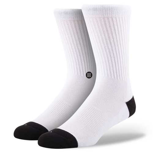 Stance Prime WHT S/M (6-8.5) ATHLETIC LITE Socks