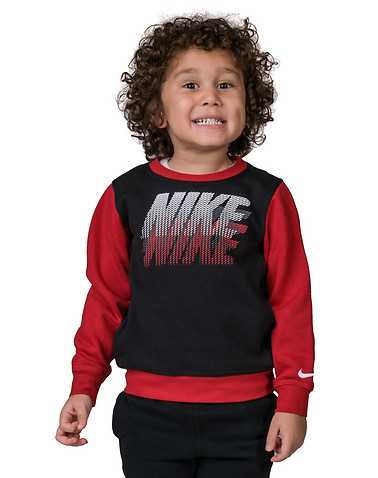 NIKE BOYS Black Clothing / Crew Neck Sweatshirts L / 6