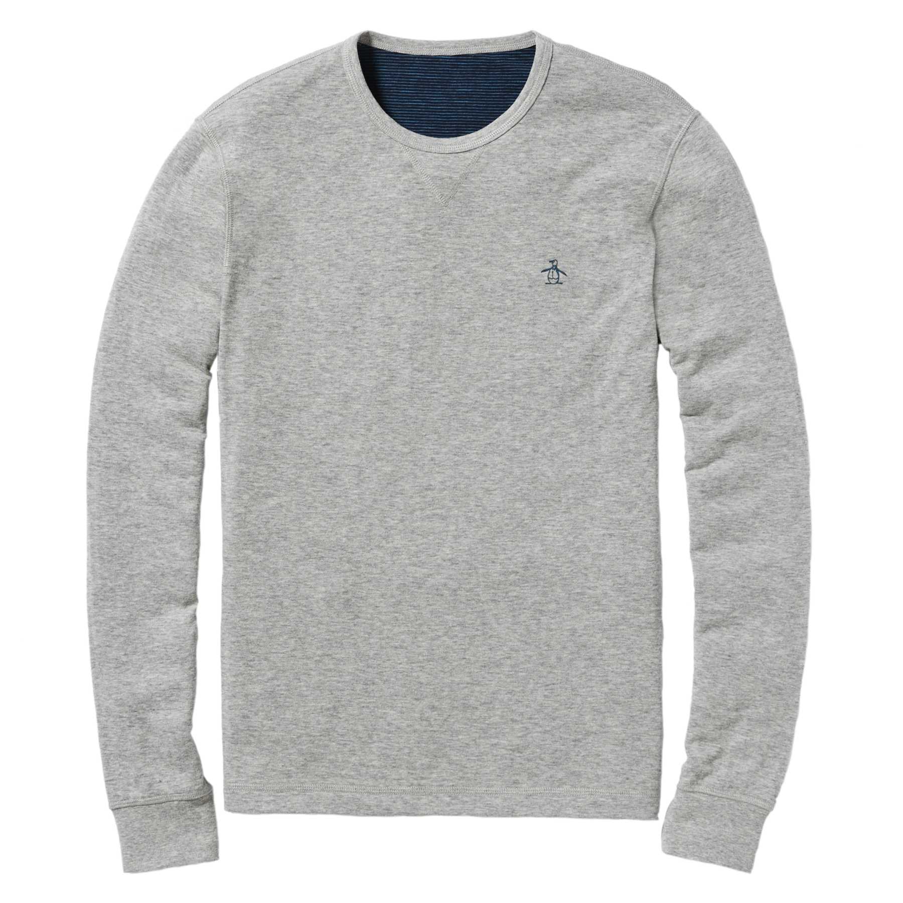 Original Penguin REVERSIBLE LONG SLEEVE TEE