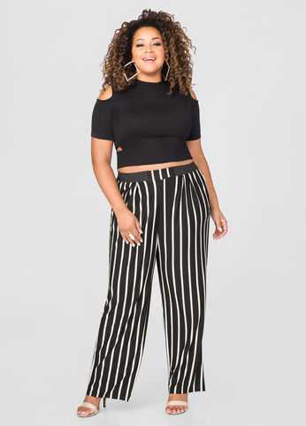 Stripe Palazzo Pant