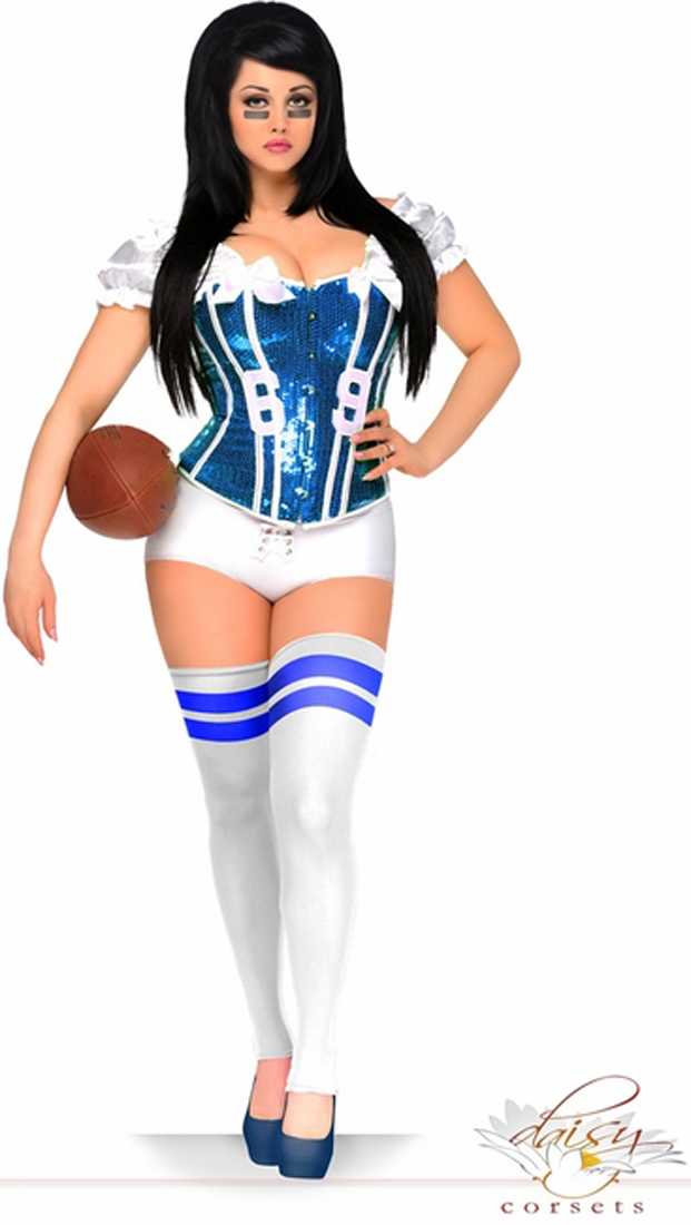 2 PC Sexy Football Fantasy Costume