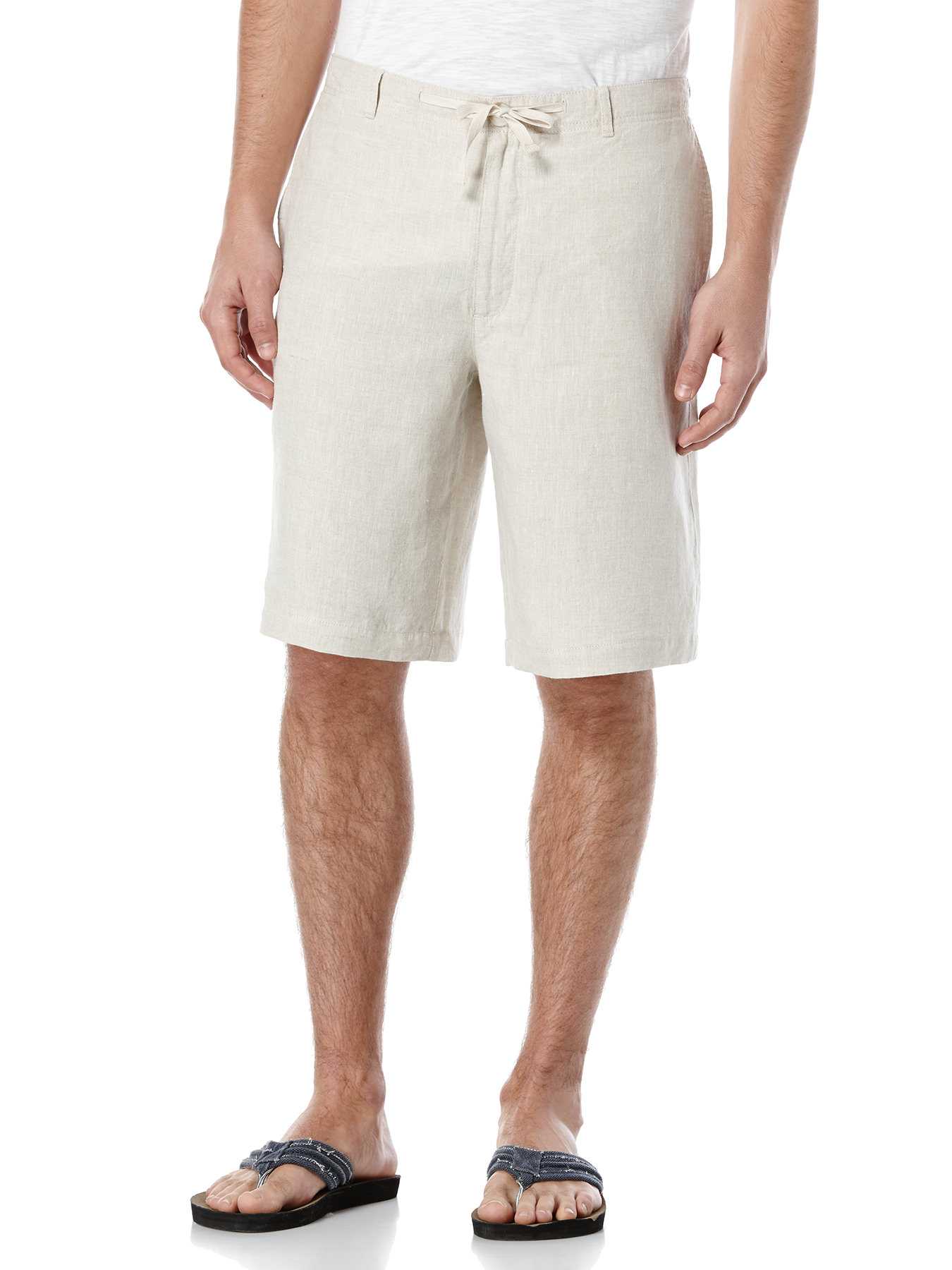 Perry Ellis Linen Washed Drawstring Short