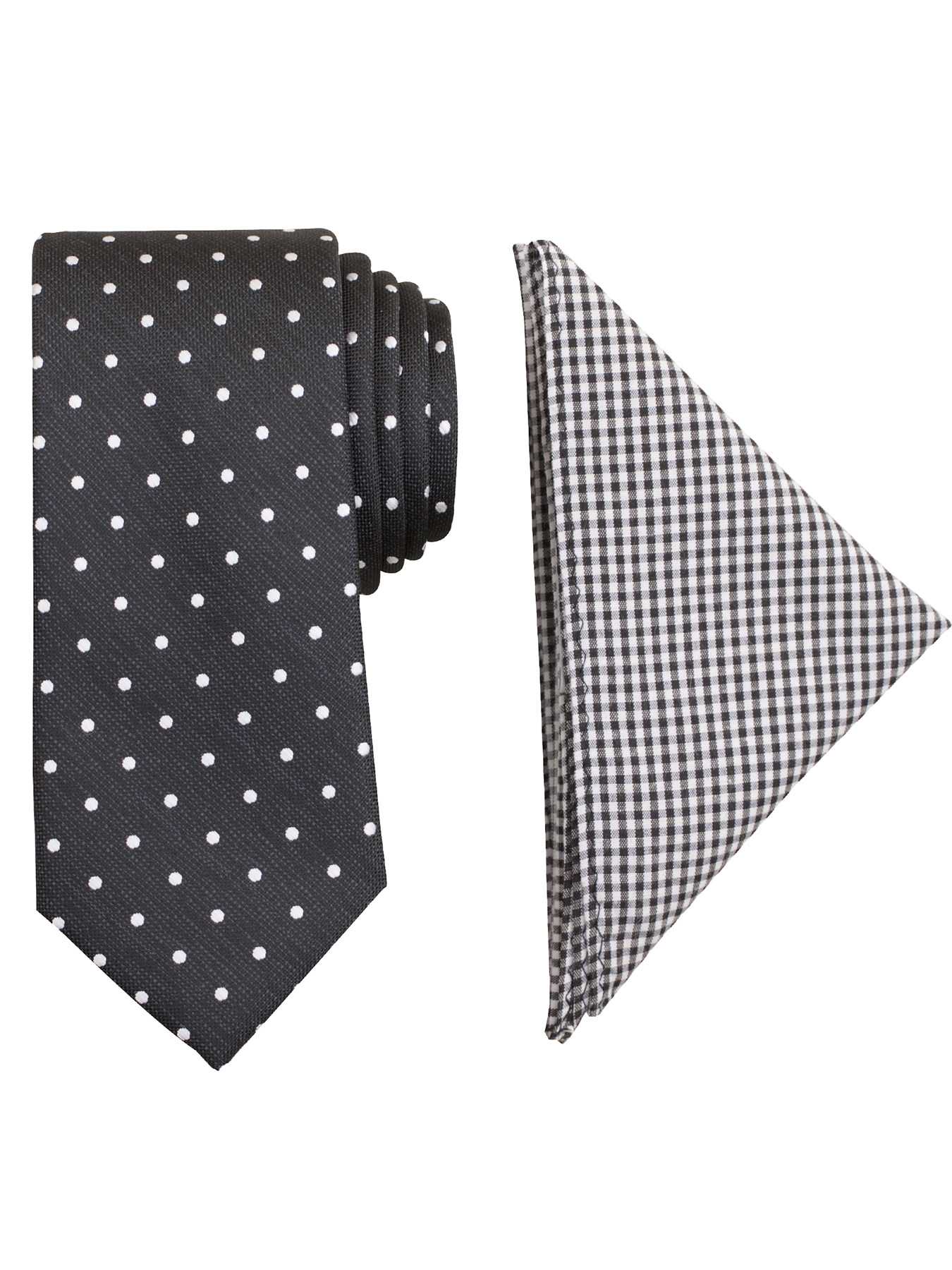 Perry Ellis Selbia Dot Tie Set