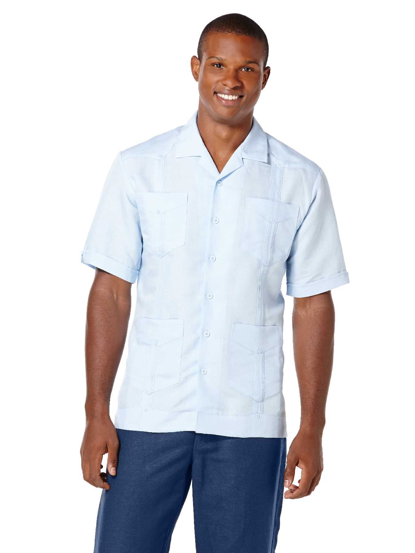 Cubavera Rayon Blend Short Sleeve Guayabera Shirt