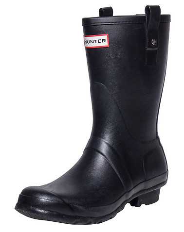 HUNTER MENS Black Footwear / Boots 13