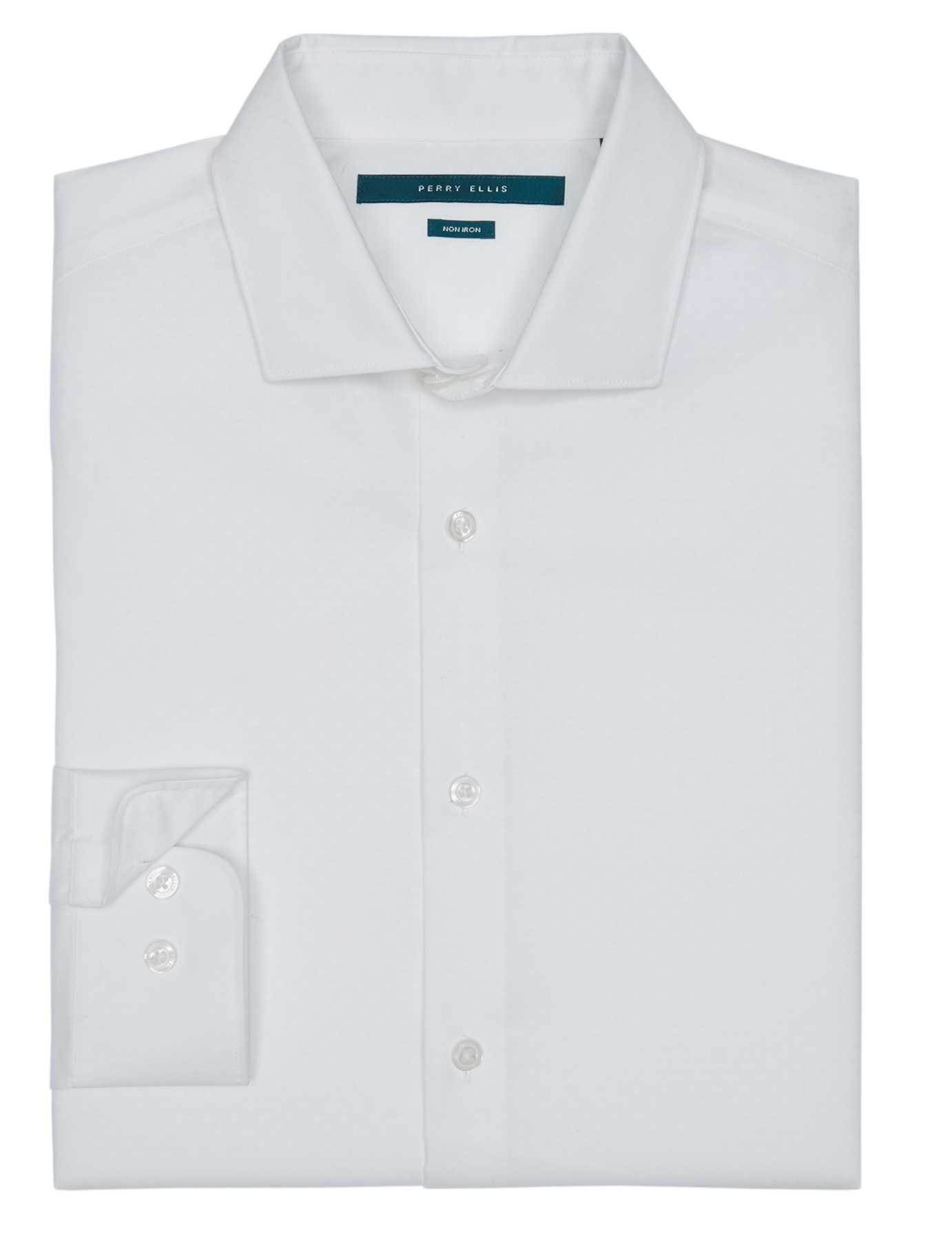 Perry Ellis Non-Iron Solid Dobby Shirt