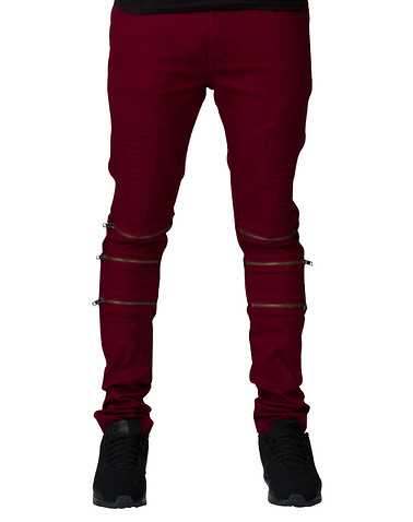 RESEARCH AND DEVELOPMENT MENS Burgundy Clothing / Jeans