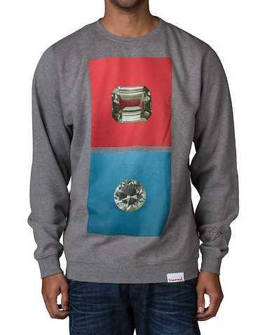 DIAMOND SUPPLY COMPANY MENS Grey Clothing / Sweatshirts L