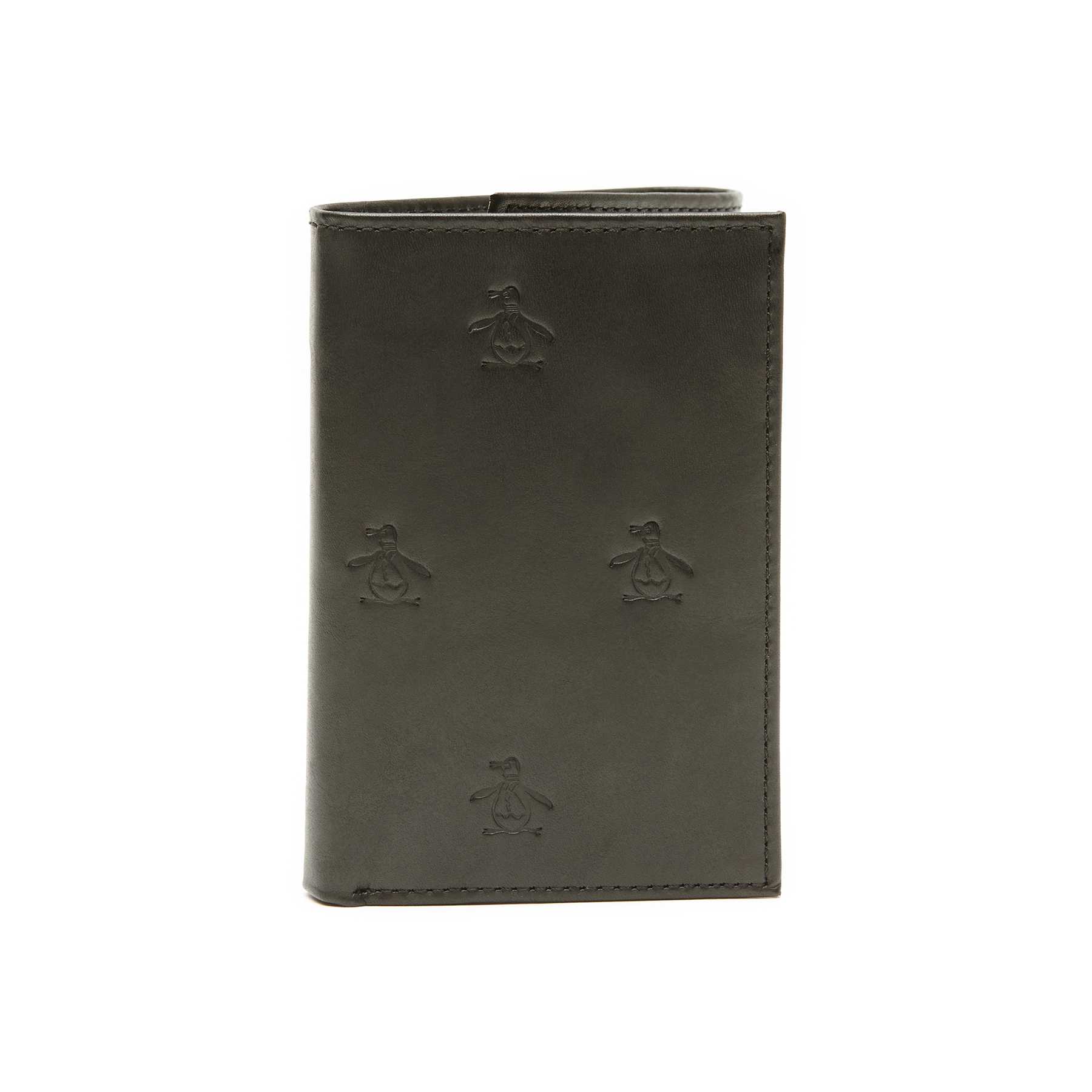 Original Penguin EMBOSSED LEATHER TRIFOLD