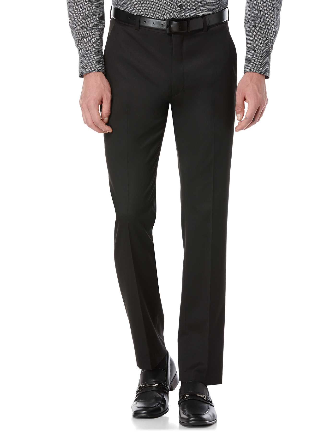 Perry Ellis Slim Fit Textured Portfolio Dress Pant