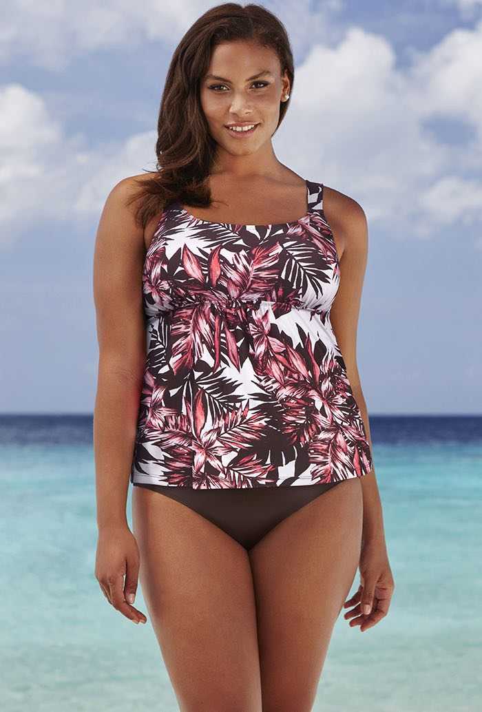 Bromeliad Flared Tankini