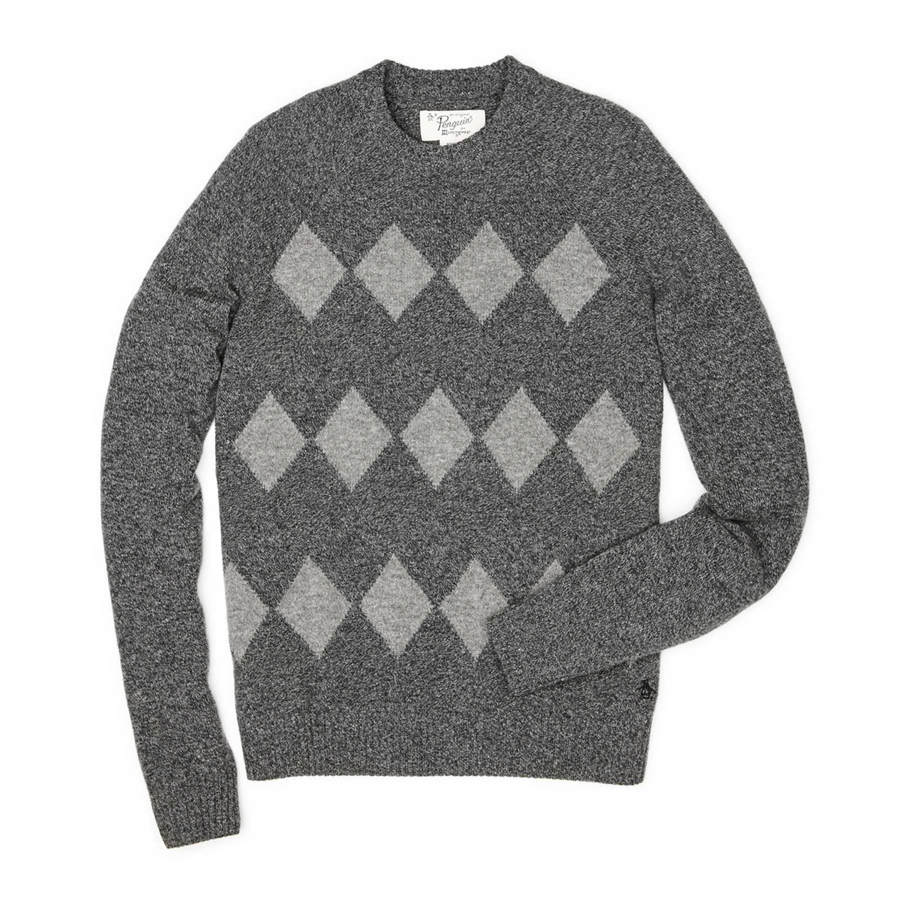 Original Penguin RAGLAN ARGYLE SWEATER