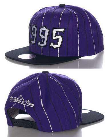 MITCHELL AND NESS MENS Purple Accessories / Caps Snapback 0