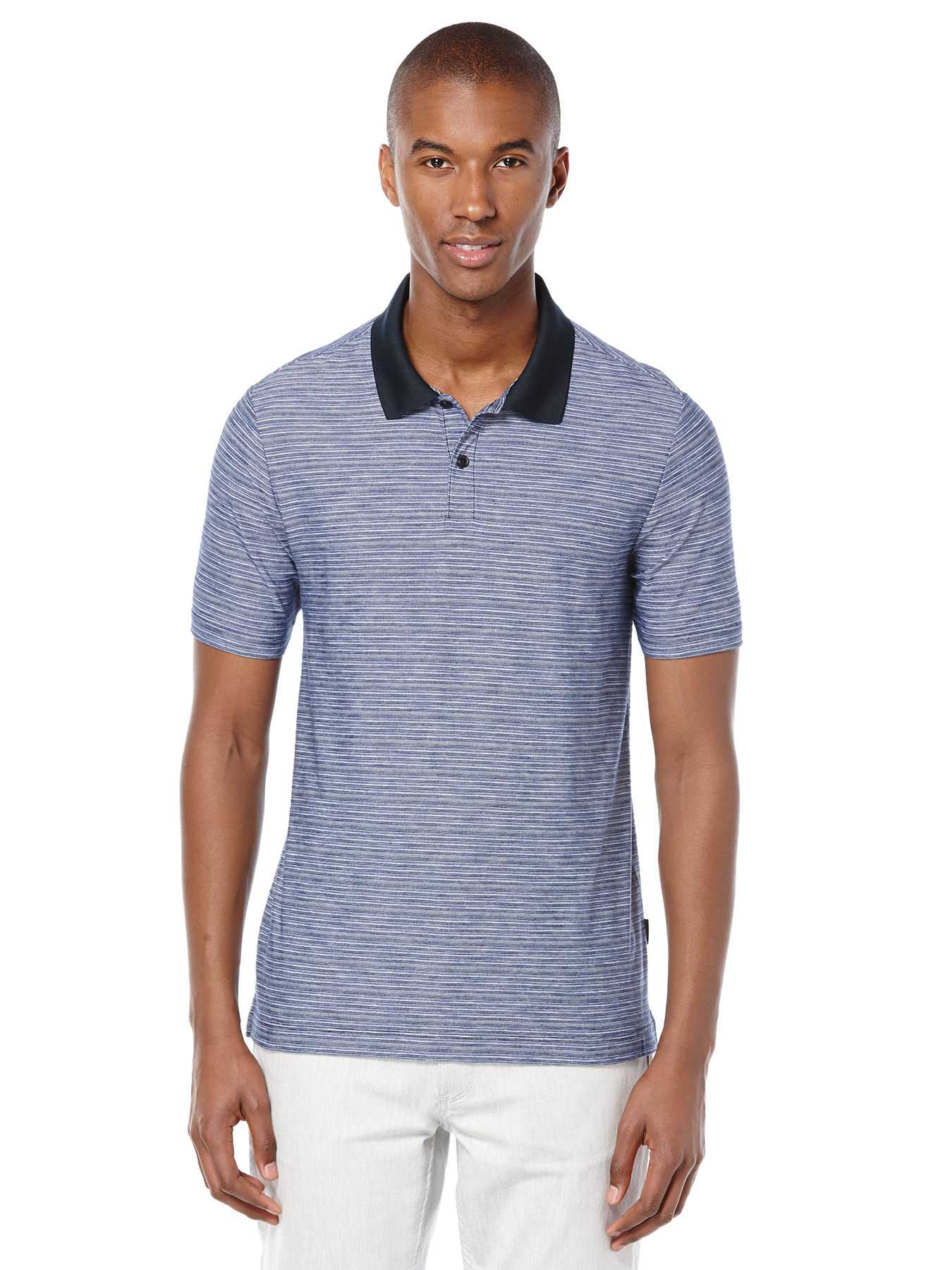 Perry Ellis Short Sleeve Stripe Polo
