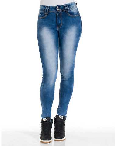 ESSENTIALS WOMENS Blue Clothing / Jeans 1/2