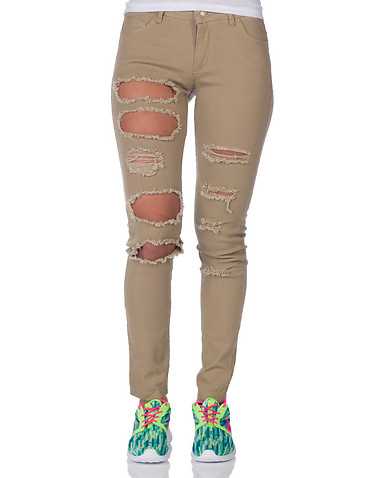 ESSENTIALS WOMENS Beige-Khaki Clothing / Jeans